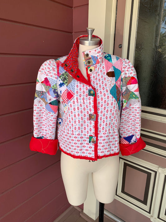 Quilted Jacket (Size details in description)