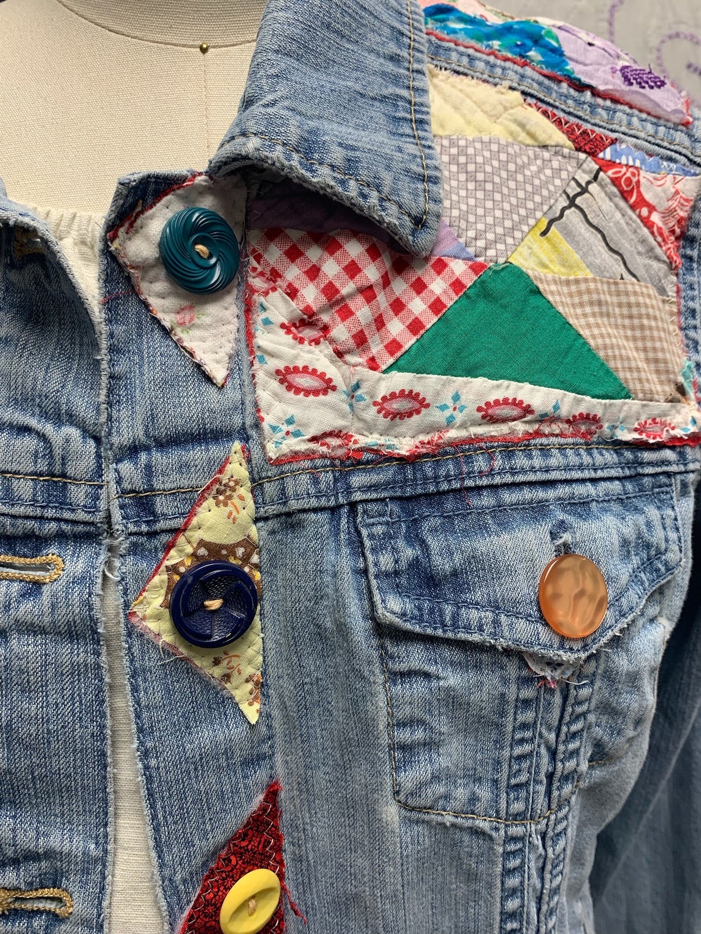 Jean Jacket 1 ( Size Small Adult)